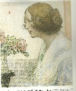 Carl Larsson anna-stina oil painting picture wholesale